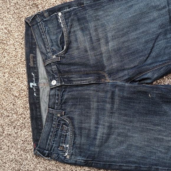 7 For all Mankind Men's Slimmy Jeans Size 36x29 - Picture 2 of 14